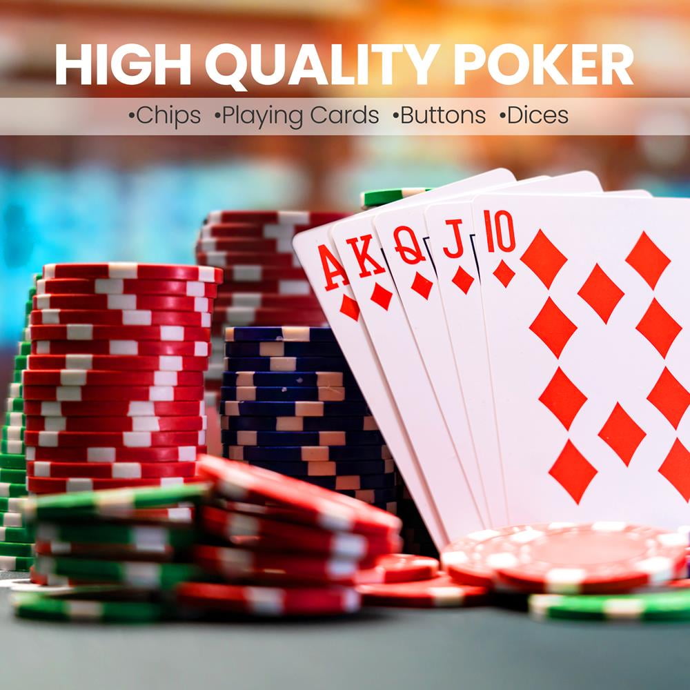 Professional title: "200-Piece Texas Holdem Poker Chip Set with 11.5g Casino Chips and Aluminum Case"